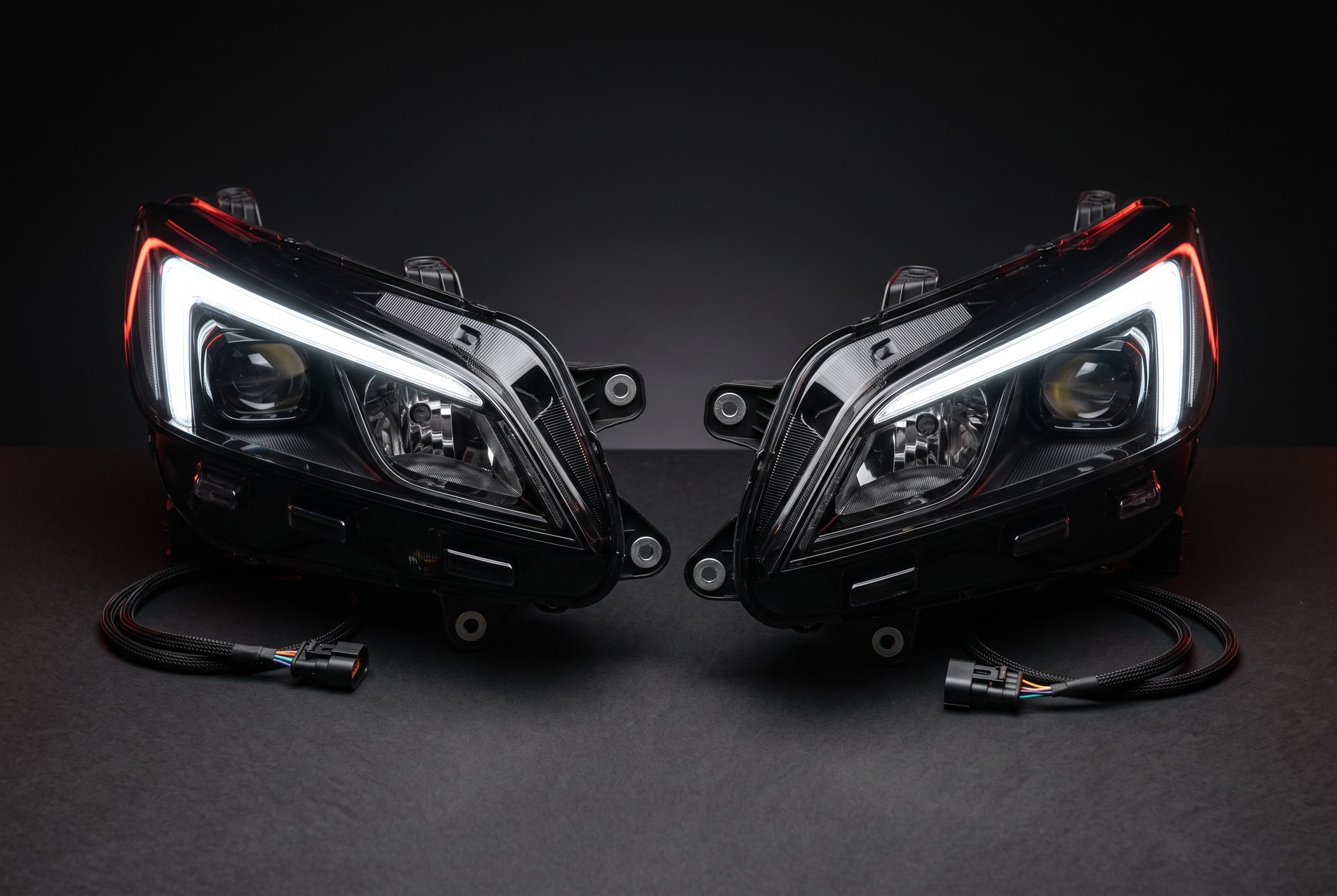 OEM-grade Tesla LED headlight assembly replacement — Model 3 and Model Y